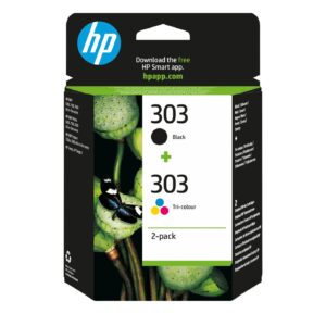 HP 303 2-pack Black/Tri-color Original blækpatronner