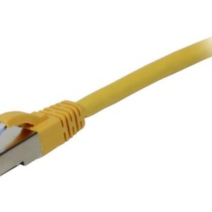 Patchkabel RJ45, CAT6A 500Mhz, 0.15m, gul