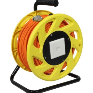 Kabeltromle, CAT6A, 90m med 2 stik