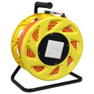 Kabeltromle, CAT6A, 90m med 1 stik