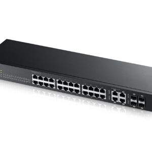 ZYXEL GS1920-24v2 28 Port Smart Managed Switch 24x Gigabit Copper and 4x Gigabit dual pers NEBULA FLEX