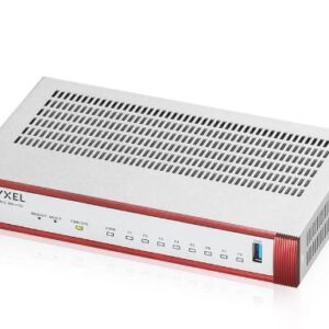 ZYXEL USG FLEX100 H Series 8 Gigabit user-definable ports 1xUSB with 1 YR Security bundle