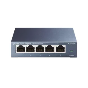 TP-LINK Unmanaged Pure-G Switch, 5x1G RJ45, Desktop, Fanless, Ext PSU