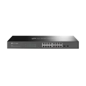 TP-LINK Omada Smart Managed Switch, 16x1G RJ45, 2x1G SFP, 1U 19'' Rackmount, Fanless