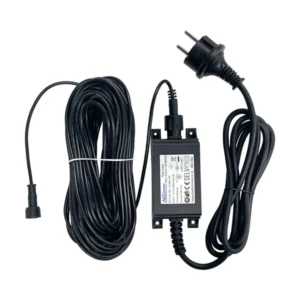 Extension Cord and DC 12V/1A Power Adapter for WS80/WS90 20 meter