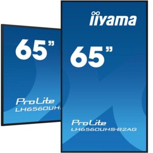 iiyama ProLite LH6560UHS-B2AG – 65″ 4K UHD professionel digital signage skærm