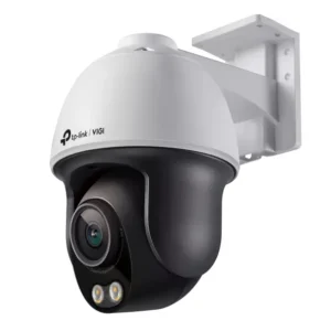 TP-LINK VIGI EasyCam 4MP Outdoor ColorPro Night Vision Pan/Tilt Network Camera, 360° Monitoring, IP66, WDR