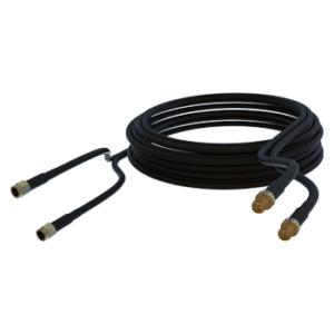 Poynting CAB-092 m Twin HDF-195 Low Loss Cable; SMA (m) to SMA (f)