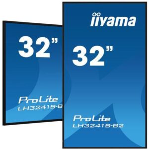 iiyama 32" 1920x1080, IPS panel, 1% Haze, Landscape and Portrait mode, Speakers 2x 10W , VGA, 3x HDMI, 350cd/m²