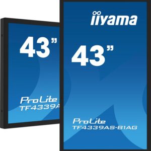 iiyama 43" Bonded PCAP Anti-glare Bezel Free 40-Points Touch Screen, 3840x2160, Android 11 OS