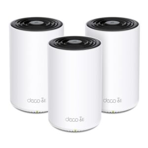 TP-LINK AXE5400 Whole Home Mesh Wi-Fi 6E System Tri-Band 574 Mbps at 2.4GHz + 2402 Mbps at 5GHz
