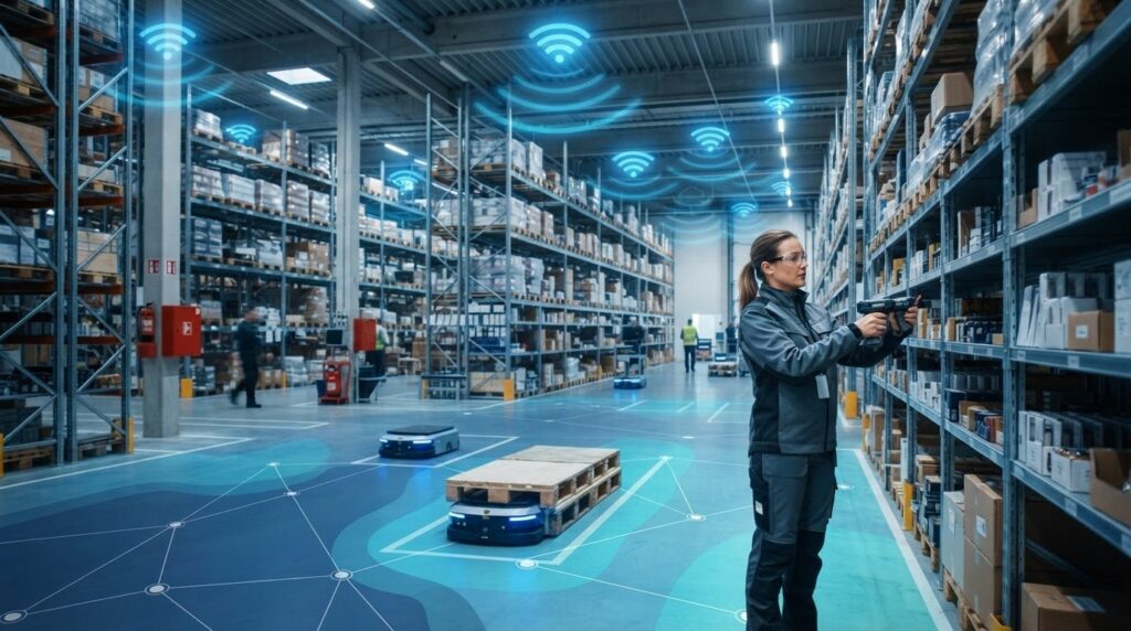Professionel WiFi-dækning på lageret: Den komplette guide til 2026