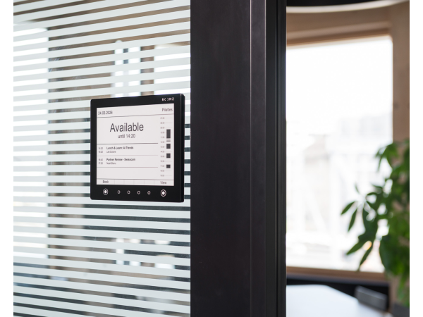 ROOMZ Display til booking af mødelokaler