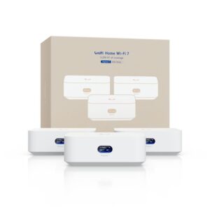 Ubiquiti UniFi Express 7 (3xUX7) WiFi 7 Router & Cloud Gateway med 10G og Mesh